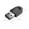 Bluetooth 5.0 USB адаптер Orico BTA-608-BK черен