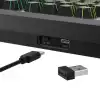 Bluetooth и безжична механична геймърска клавиатура Redragon Uranus 87 Pro K737B-RGB-PRO, RGB осветление - черна