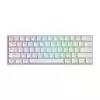 Bluetooth/USB Type-C механична RGB клавиатура Redragon Draconic PRO RGB K530W-RGB-PRO_BR Brown Switch - бяла