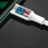 Кабел Ugreen US300 60552, USB-C/USB-C 5А,DATA, 2м - бял