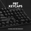 Кабелна механична игрална клавиатура с тактилни превключватели Logitech G413 TKL SE 920-010446 - черна