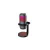 Микрофон Redragon Nebula GM211 с черно RGB осветление и стойка - черен