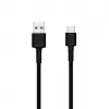 Плетен USB Type-C кабел 100cm (черен), Xiaomi Mi