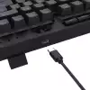 RGB Геймърска клавиатура Redragon Crescent K524-RGB - черна