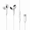 Слушалки с микрофон Baseus Type-C Encok C17, бели