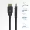 ACT Кабел Display port 2.1 мъжко-мъжко,8К@@60Hz,4k@@240Hz, 1м, черен