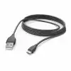 HAMA Кабел за зареждане, USB-A - Micro-USB, 3 m, черен