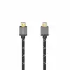 Кабел HAMA Ultra HD, HDMI мъжко - HDMI мъжко, 8K, 48GB/s,метал, 3 м, Позл. конектори, Ethernet, Черен