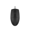 A4tech OP-330S Оптична мишка V-Track, безшумен клик, 1000 dpi,USB черна