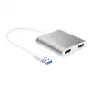 Адаптер j5create JUA365, За 2 монитора, USB-C - HDMI