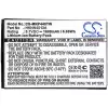 Батерия за радиостанция Motorola CLP1010, CLP1040, CLP1060, SL7500  LiIon  3,7V 1800mA Cameron Sino