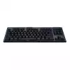 Безжична геймърска механична клавиатура Logitech, G915 TKL Black Lightsync RGB, Tactile суичове