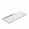 Безжична клавиатура A4tech Fstyler FBK25, Bluetooth, 2.4G, Стойка за телефон, Кирилизирана, Бял