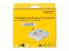 Докинг станция Delock 1 x M.2 NVMe SSD, 1 x M.2 SATA SSD, SD Express Card Reader, Клониране