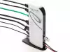 Докинг станция Delock, За MacBook, HDMI Full-HD, USB 3.2, LAN, Audio, Черен/Бял