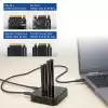 Двойна SSD докинг станция, ACT M.2 NVMe/PCIe за клониране, USB-C 3.2 Gen2, 10 Gbps