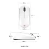 Геймърска безжична мишка ZOWIE U2-DW 4K, 2.4G, бяла