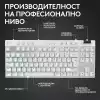 Геймърска механична клавиатура Logitech G Pro X TKL White - Tactile