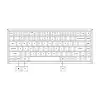 Геймърска механична клавиатура Keychron K2 Pro HS Red Switch, White Backlight Plastic Frame