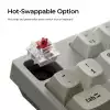 Геймърска Механична клавиатура Keychron C1 Pro 8K QMK - Super Red Switch