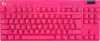 Геймърска механична клавиатура Logitech G Pro X TKL Lightspeed Tactile Switch, Magenta