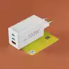HAMA Бързо зарядно 220V, 100 W GaN, 2x USB-C PD, 1x USB-A QC