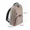 HAMA Раница за лаптоп "Premium Lightweight", до 41 см (16,2"), бежов