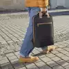 HAMA Раница за лаптоп "Ultra Lightweight", до 41 см (16,2"), черно с кафяво