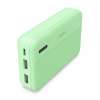 HAMA Външна батерия "Pocket 10", 10000 mAh, Изходи: 2x USB-A, зелена