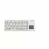 Жична индустриална клавиатура CHERRY G84-5500 XS с тъч пад, бяла