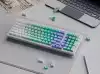 Капачки за механична клавиатура Keychron Cherry Profile Dye-Sub PBT Full Keycap Set - Cloud and Snow