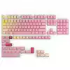 Капачки за механична клавиатура Glorious GPBT Keycaps - Pink Grapefruit