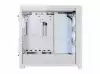 Кутия Corsair iCUE 5000X RGB QL Edition Mid Tower, Tempered Glass, Бяла
