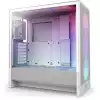 Кутия NZXT H5 Flow RGB 2024 White, Mid-Tower