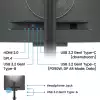 Монитор за програмиране BenQ RD280UA, 28.2", Ergo Stand
