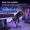 Настолен микрофон FIFINE AM8 Dynamic RGB XLR/USB- Black
