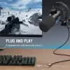 Настолен микрофон FIFINE K658 Dynamic RGB - Black