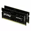 Памет Kingston Fury Impact 32GB(2x16GB) SODIMM DDR4 3200MHz CL20 16Gbit - KF432S20IBK2/32
