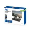 Стойка за монитор ACT AC8210, За бюро, с чекмедже,до 10 кг, Черна