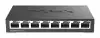 Суич D-Link DGS-108/E, 8 портов, 10/100/1000, Gigabit, метален корпус