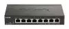 Суич D-Link DGS-1100-08PV2/E, 8 портов PoE 10/100/1000 Gigabit Smart Switch, управляем, за монтаж в шкаф