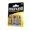 Супералкални батерии  MAXELL LR6 XL /4 бр. в блистер/ 1.5V
