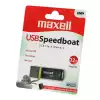 USB памет MAXELL Speedboat, 32GB USB 3.1 черна