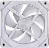 Вентилатор Lian Li Uni Fan REVERSE SL V2, 120mm, ARGB, Бял