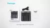 Зарядно у-во  XTAR MC4S, USB Type-C, Universal Charger, LiIon & NIMH, 18650, CR123, AA, AAA