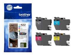 BROTHER Black Cyan Magenta and Yellow Ink Cartridges Multipack Each cartridge prints up to 550 pages - DR Version