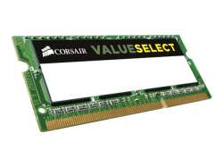 CORSAIR 8GB DDR3L 1600MHZ 1x204 SODIMM Unbuffered 1.35V CORSAIR 8GB DDR3L 1600MHZ 1x204 SODIMM Unbuffered 1.35V
