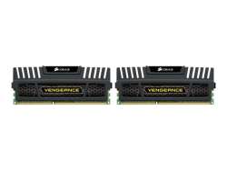 CORSAIR DDR3 1600MHz 16G Kit 2x8GB Dimm Unbuffered 10-10-10-27 with Vengeance Black Heat Spreader - Core i7 Core i5 1.5V