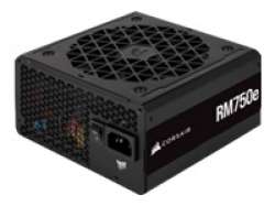 CORSAIR PS 750W, RM750e Fully Modular Low noise, 80+ Gold, 120mm fan