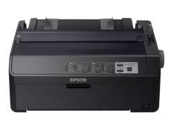 EPSON LQ 590IIN Printer Mono B/W dot-matrix Roll 21.6cm JIS B4 254mm width 360x180dpi 24 pin parallel USB 2.0 LAN serial